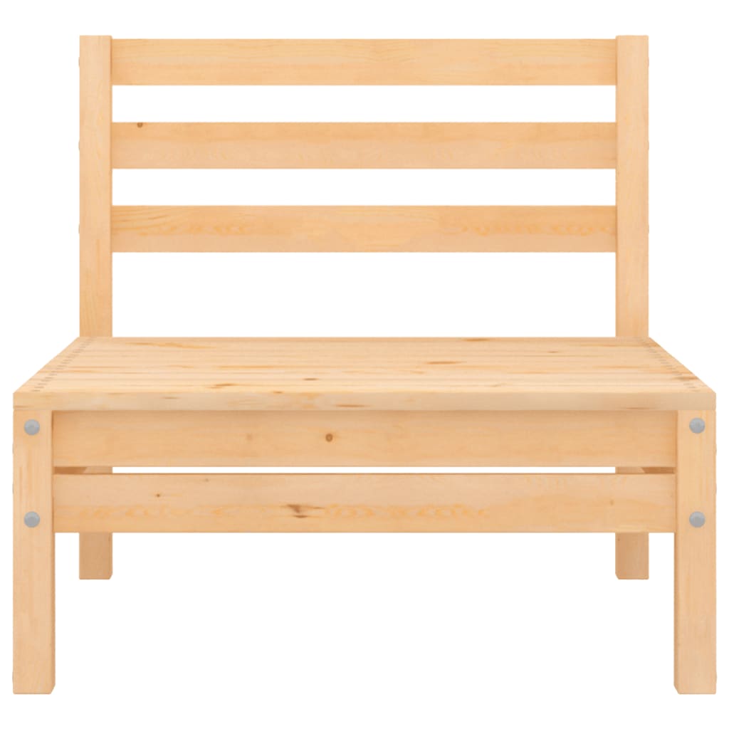 4-tlg. Garten-Lounge-Set Kiefer Massivholz